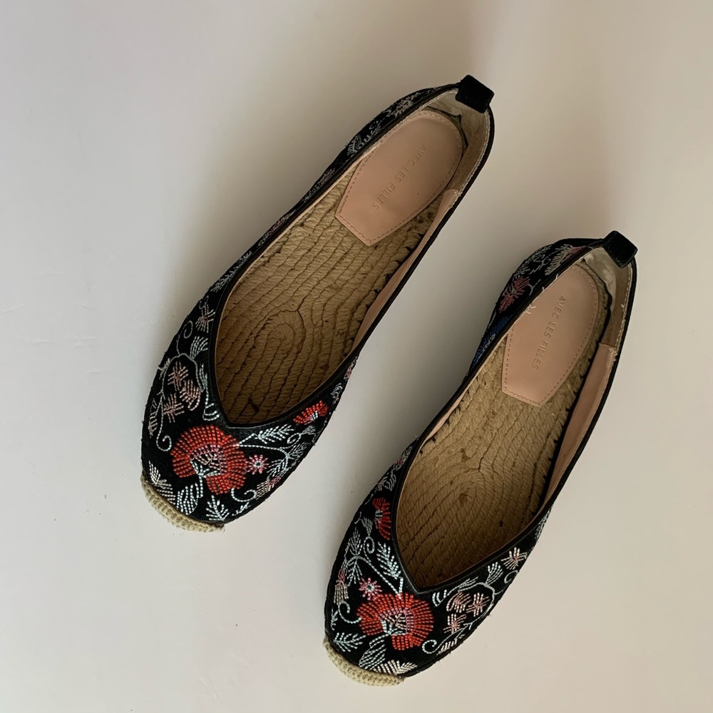 AVEC LES FILLES - Womens Gisella Espadrille Flats - Picture 2 of 10